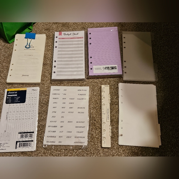 Filofax Personal Size Insert large bundle - Picture 13 of 13